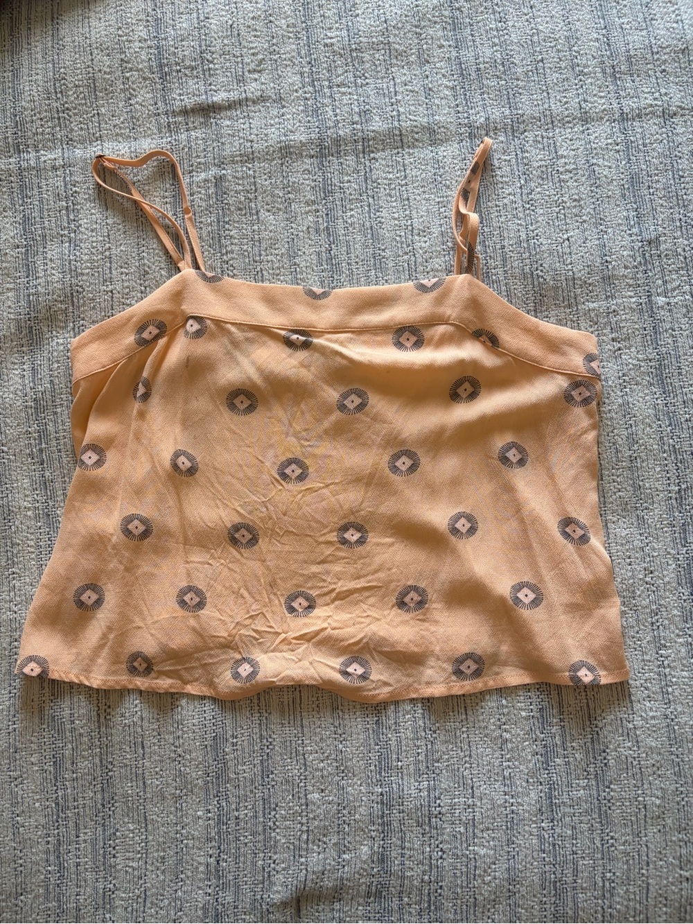 O'Neill Peach Printed Spaghetti Strap Cami